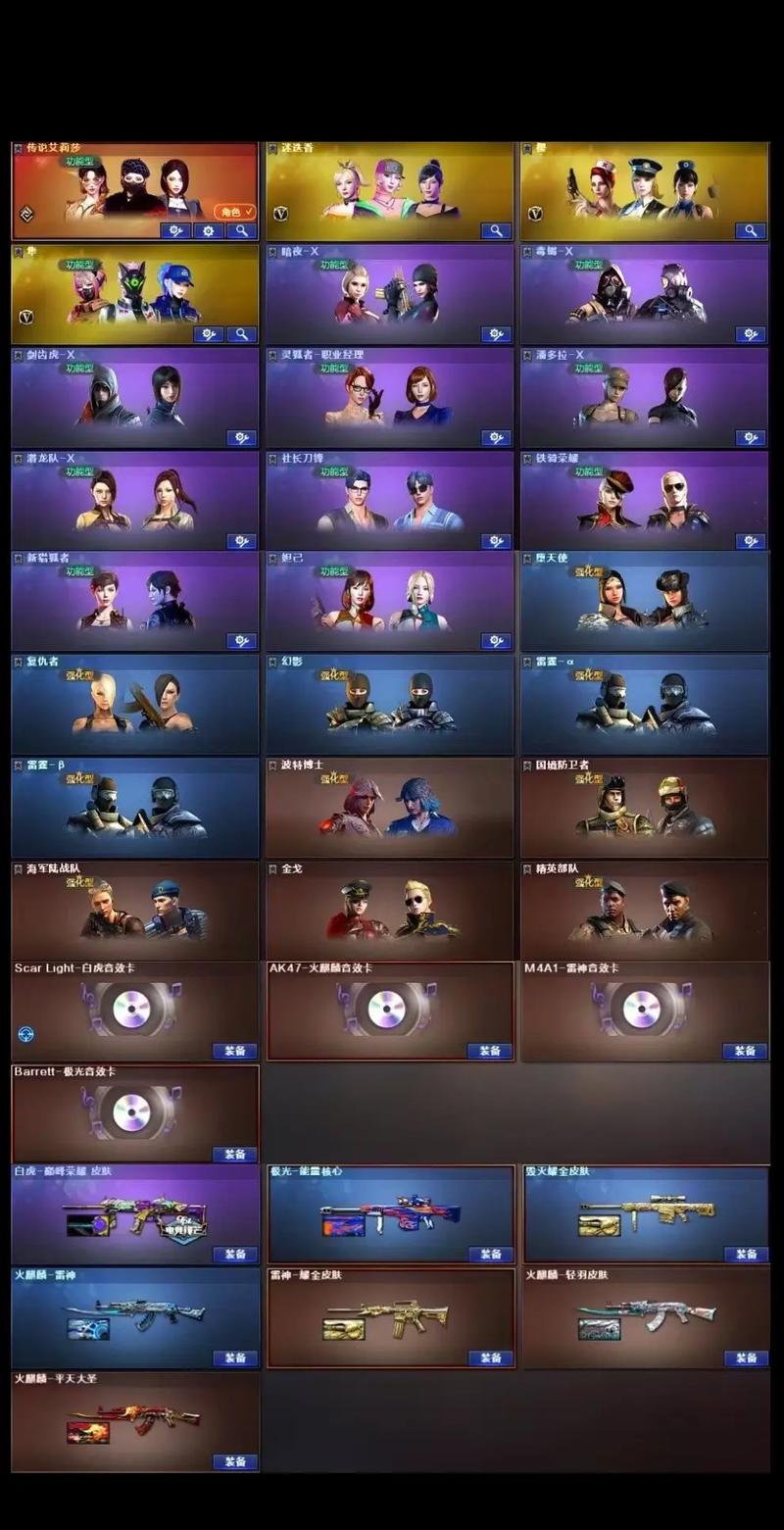 cf英雄角色值得购买