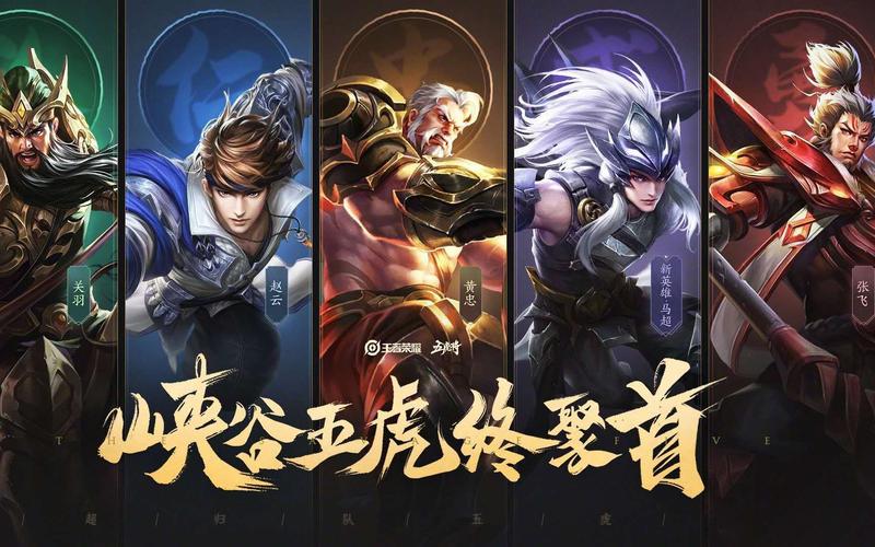 王者荣耀五虎皮肤