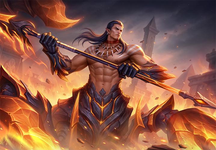 英魂之刃口袋版味儿十足的关羽