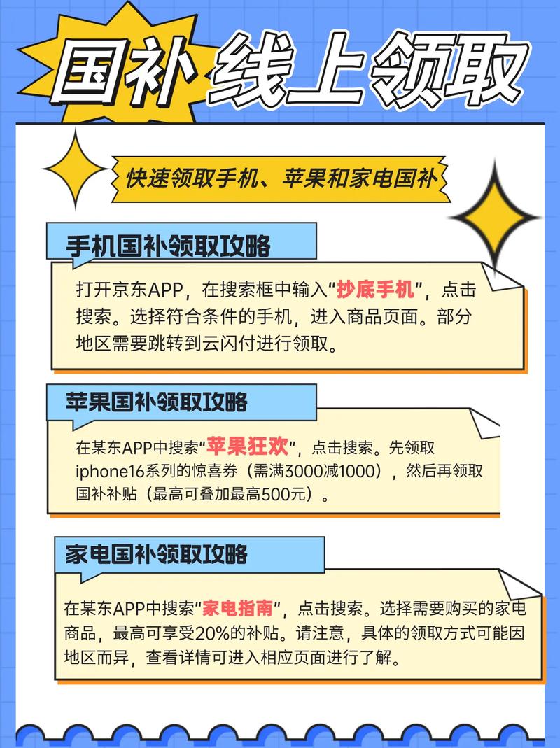 京东国补怎么领取