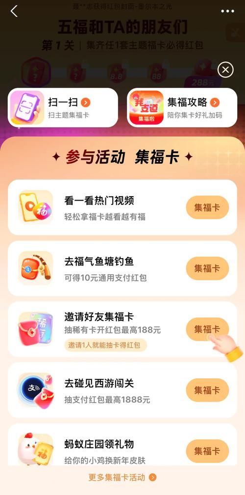 2026支付宝集五福有哪些奖励