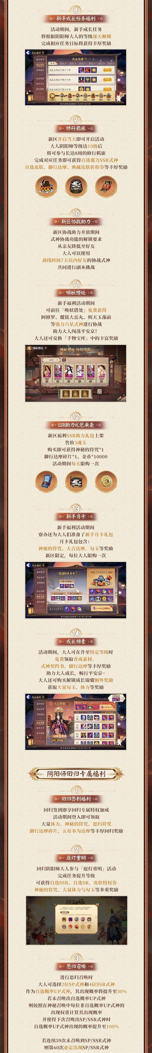 阴阳师循光世新区集结奖励