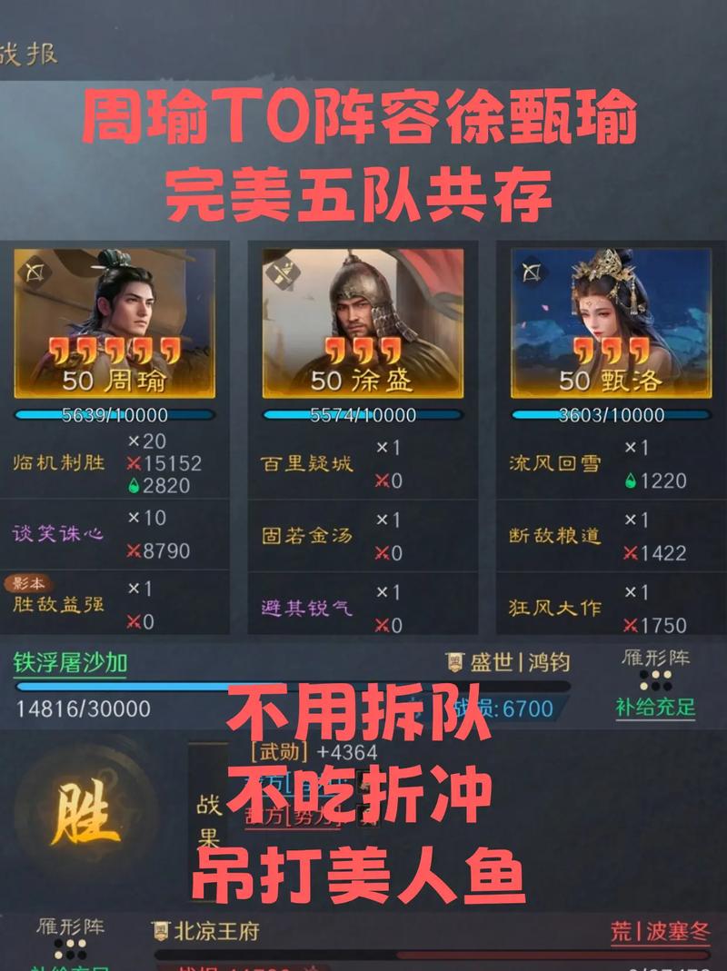 卧龙吟2周瑜武将阵容