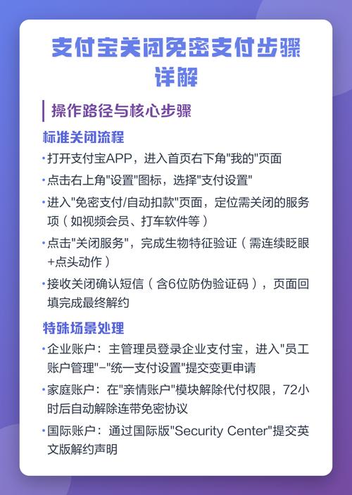 支付宝怎么关闭免密支付