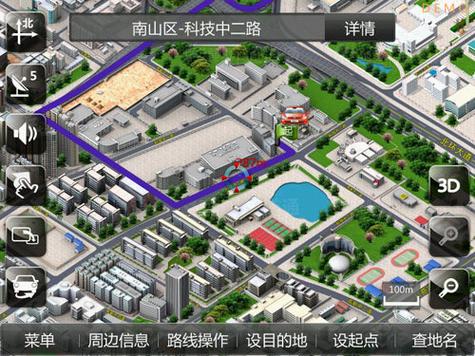 百度地图怎么看3D实景地图