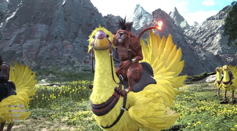 最终幻想7重生珠诺陆行鸟站牌