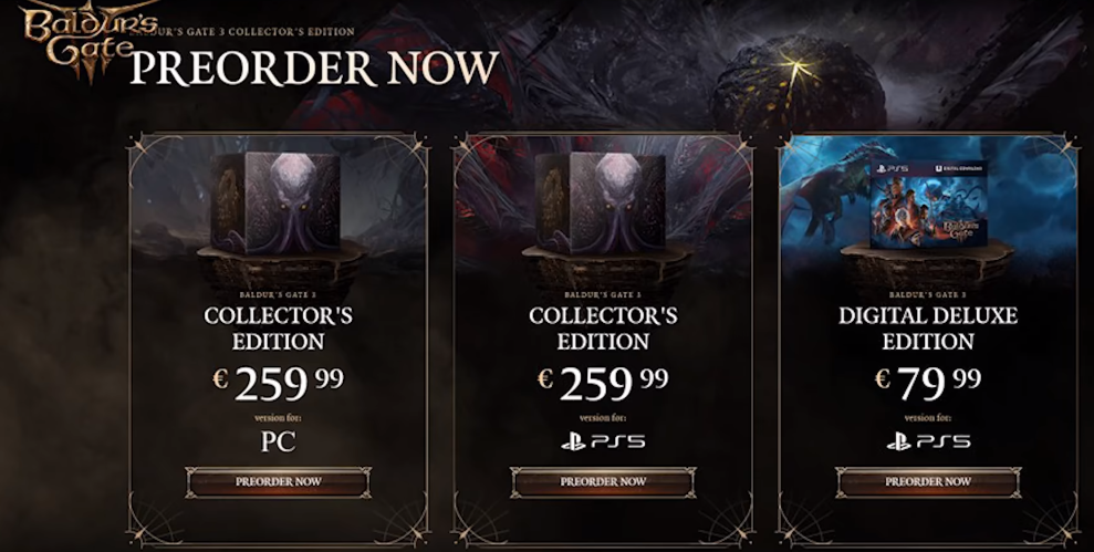 博德之门3豪华版和正版区别大吗？数字豪华版多了什么内容？