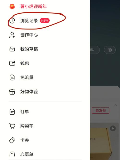 小红书怎么看浏览记录