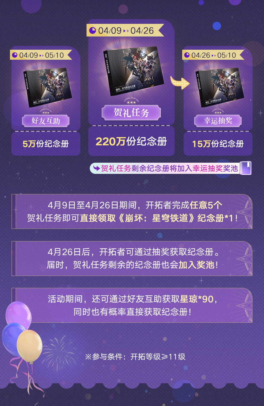 崩铁周年庆典之约活动怎么玩