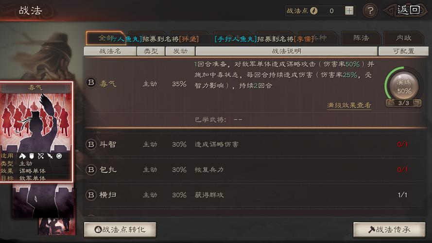 三国志战略版战法点