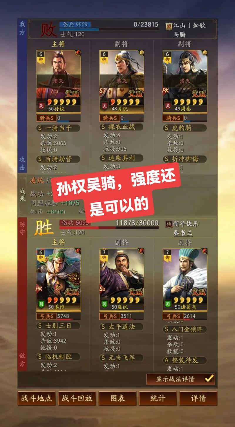 极无双2孙权武将搭配