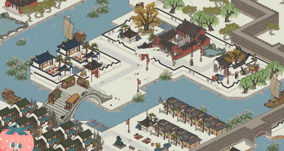 江南百景图在指定修建指示牌