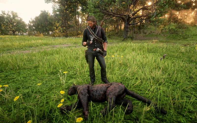 荒野大镖客2传说山狮怎么击败