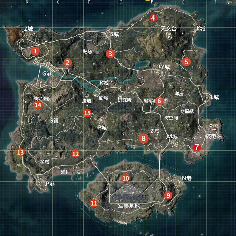 和平精英海岛图怎么堵桥