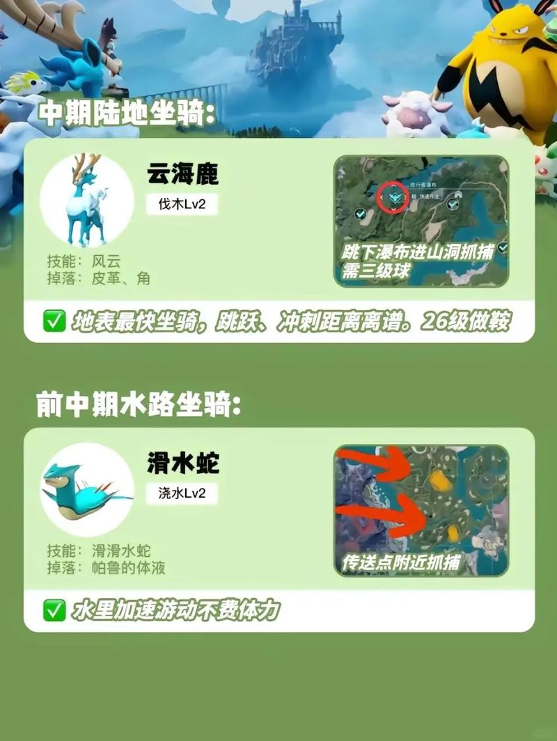 幻兽帕鲁骑乘操作方法