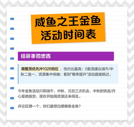 咸鱼之王中秋活动拉满所需资源说明