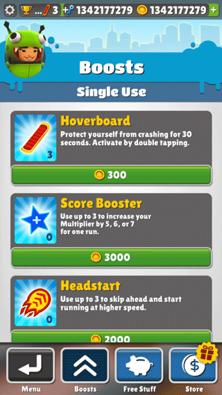地铁跑酷星空版(Subway Surf)