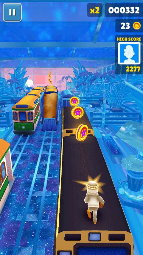 地铁跑酷星空版(Subway Surf)