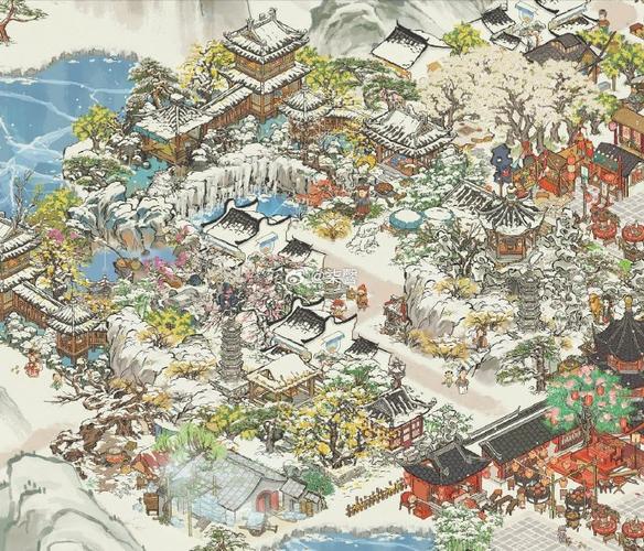 江南百景图白雪镇布局攻略
