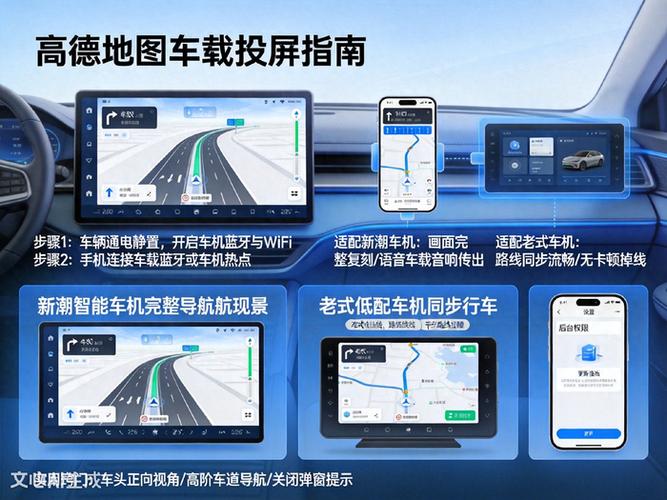 高德地图怎么连接车机