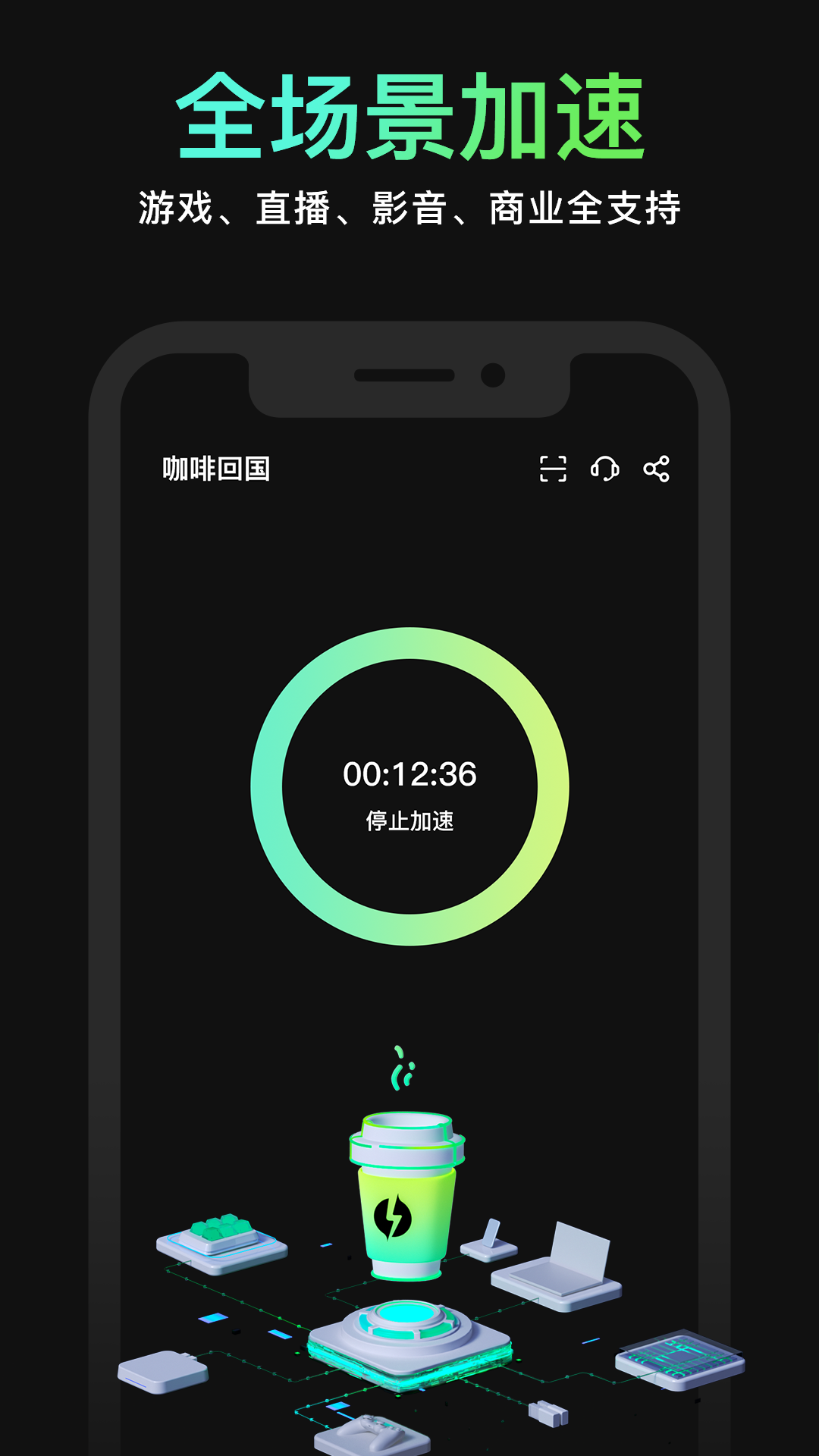 咖啡加速器下载介绍图